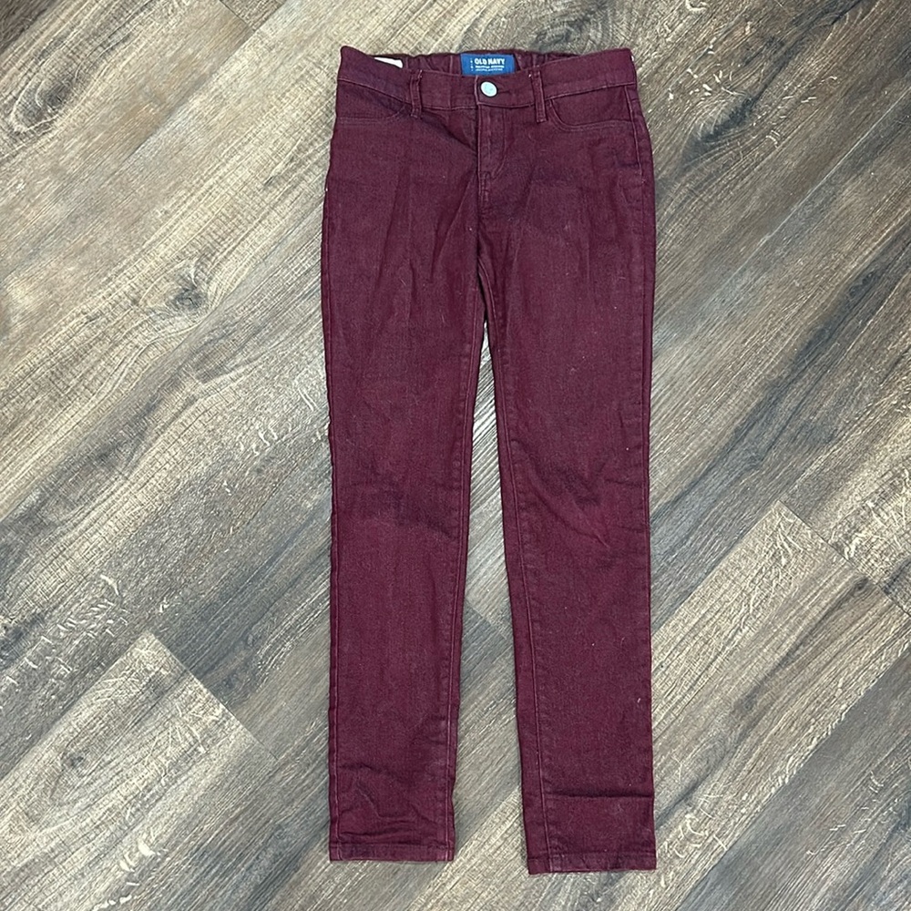 Old Navy Rockstar Jegging Maroon Size 8